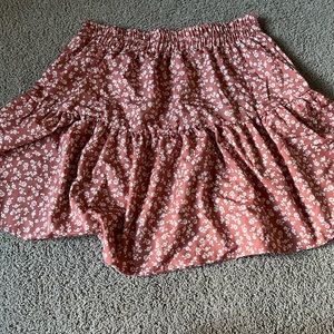 flowy skirt size large from shein